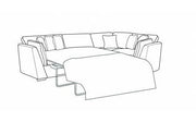 Phoenix 2 by 1 Seater Sofa Bed Corner Group