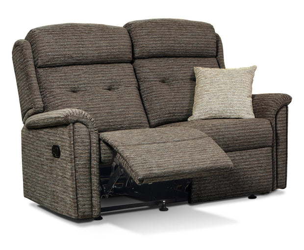 Roma Fabric 2 Seater Recliner Sofa