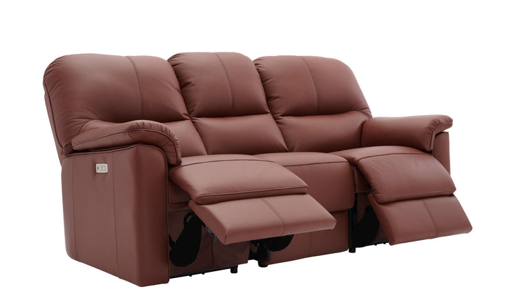 G Plan Chadwick Leather 3 Seat Recliner Sofa