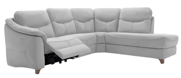 G Plan Jackson Leather Left Hand Facing Single Recliner Chaise Corner Sofa
