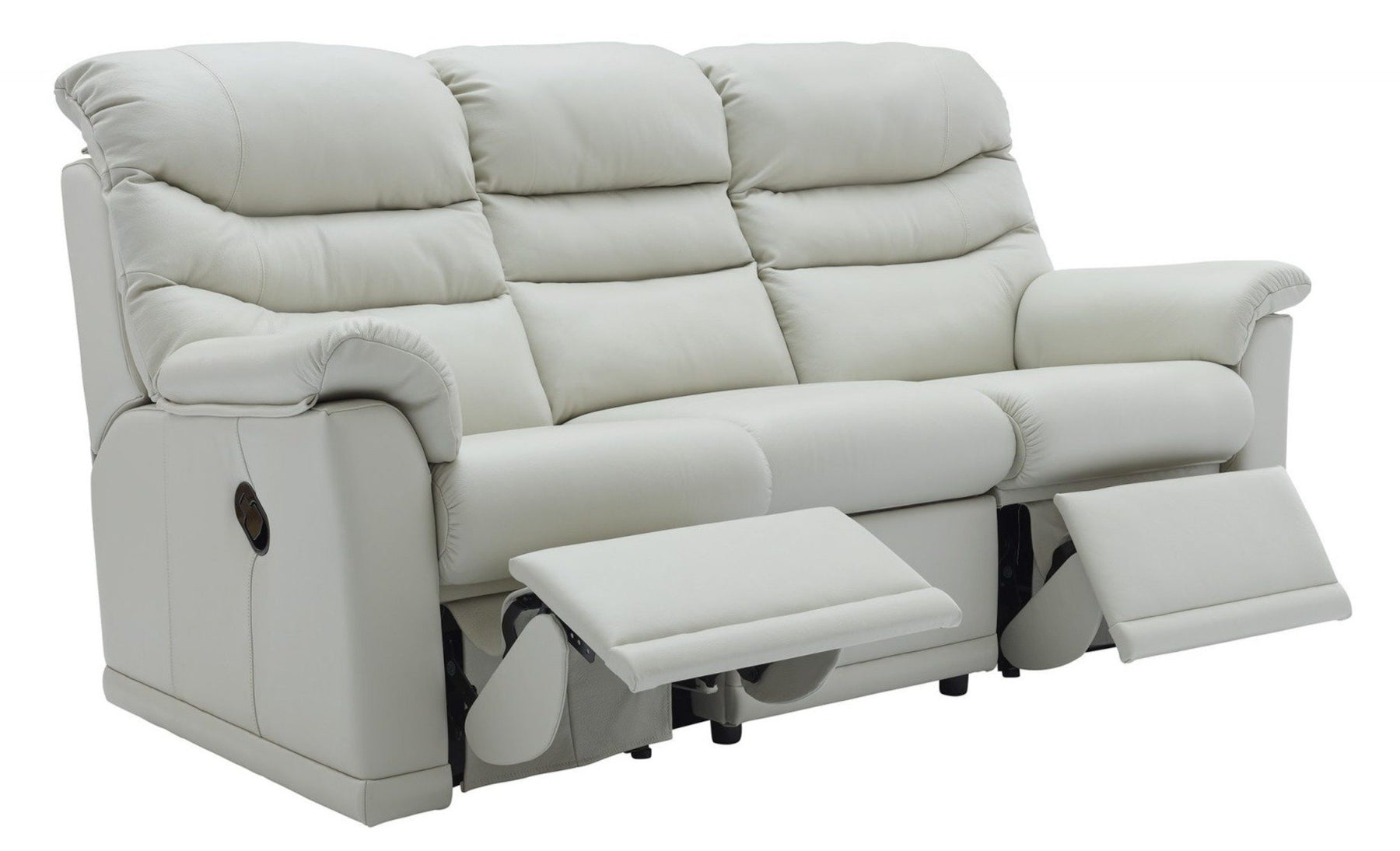 g plan malvern leather 3 seater sofa