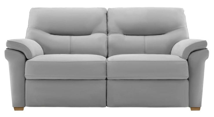 G Plan Seattle Leather 2 Seater Sofa With Feet
