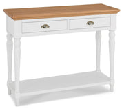 Bentley Designs Hampstead Two Tone Console Table - Turned Leg