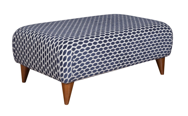 Large Accent Style Footstool
