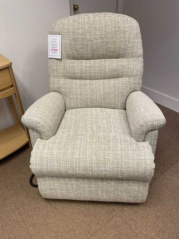 Sherborne Kendal Standard Rise and Recline Chair in Ravello Oatmeal (Clearance)