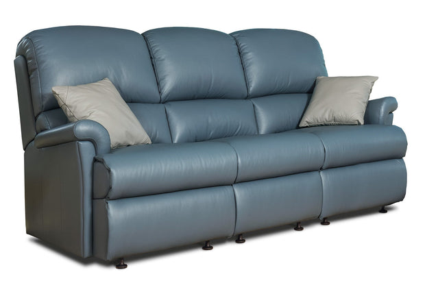 Sherborne Nevada Fixed Leather 3 Seat Sofa