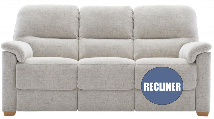 G Plan Chadwick Fabric 3 Seat Recliner Sofa