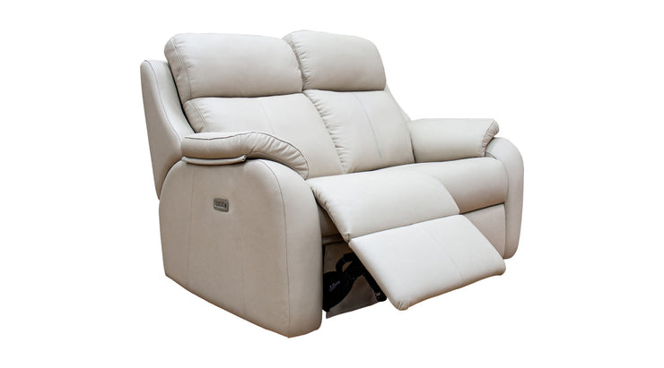 G Plan Kingsbury Leather 2 Seat Recliner Sofa