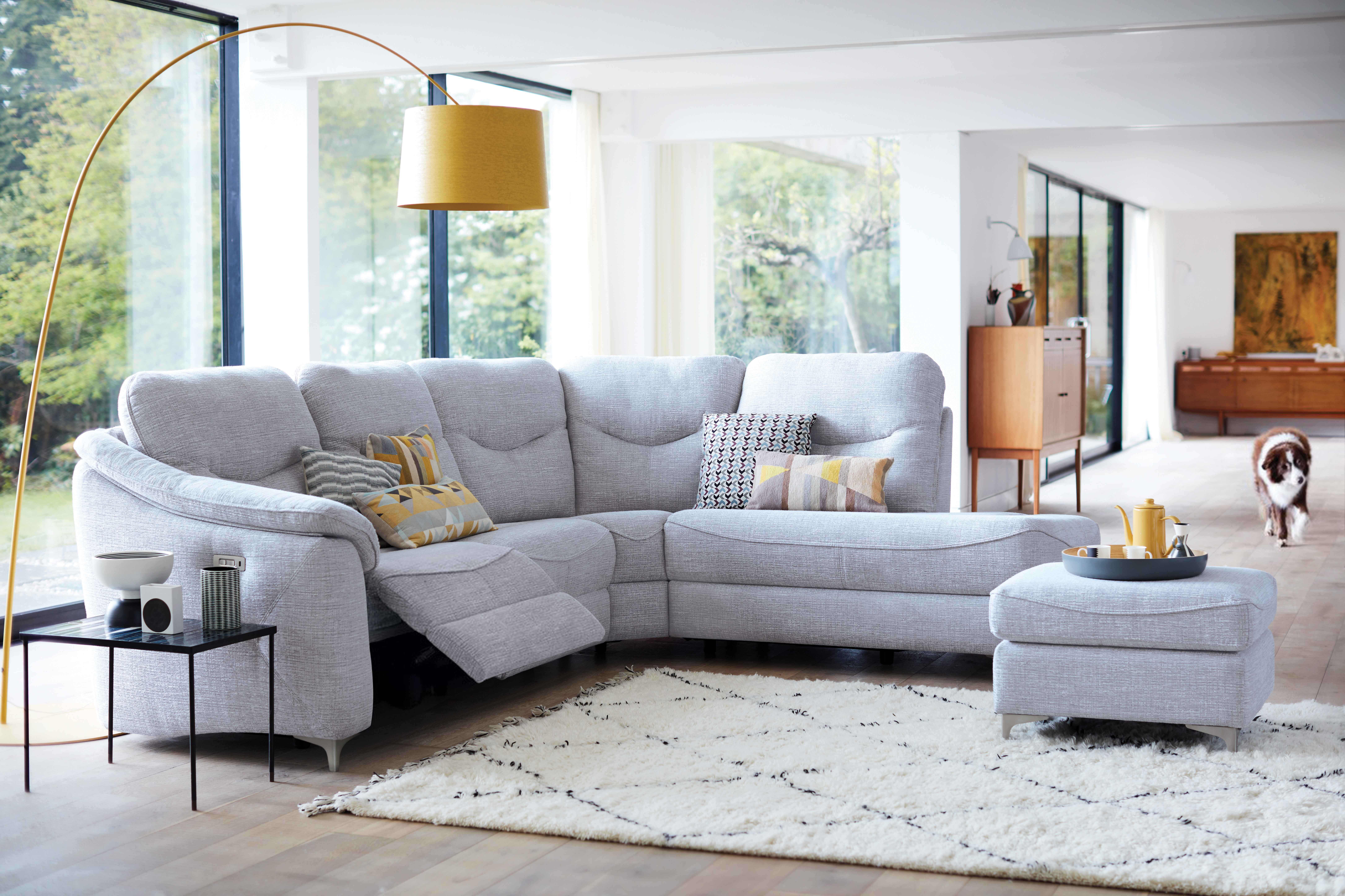 Jackson Fabric Reclining Corner Chaise Group