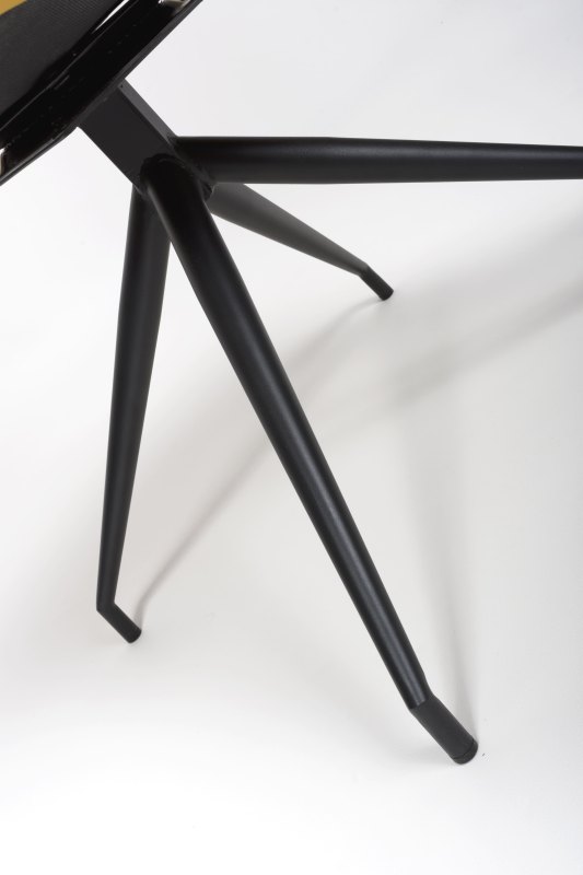 Nobo Swivel Chair in Ochre Leg Detail