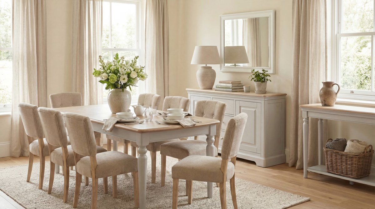 Ludlow Painted Dining with Oxford Chairs