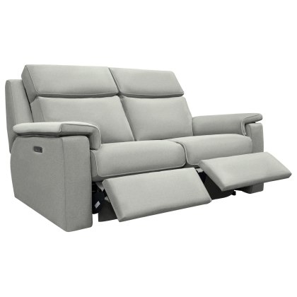 G Plan Ellis Fabric Large Power Recliner Sofa with Headrest and Lumbar G Plan Ellis Fabric Large Power Recliner Sofa with Headrest and Lumbar