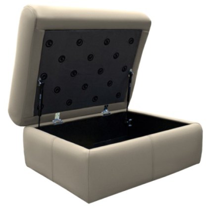 G Plan Holmes Leather Storage Footstool G Plan Holmes Leather Storage Footstool