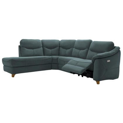 G Plan Jackson Leather Corner Chaise Single Power Recliner RHF G Plan Jackson Leather Corner Chaise Single Power Recliner RHF