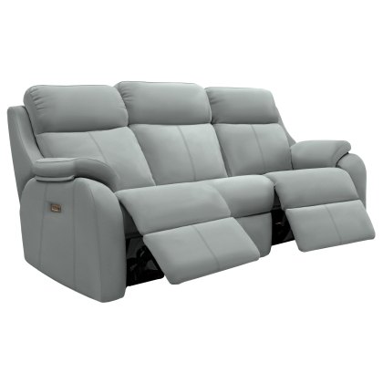 G Plan Kingsbury Leather Curved 3 Seater Power Recliner G Plan Kingsbury Leather Curved 3 Seater Power Recliner