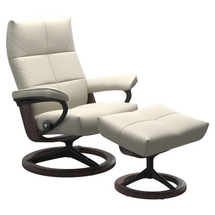 Stressless David Signature Base Chair with Footstool Stressless David Signature Base Chair with Footstool