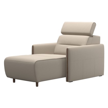 Stressless Emily Wood Medium Longseat with Arms Stressless Emily Wood Medium Longseat with Arms