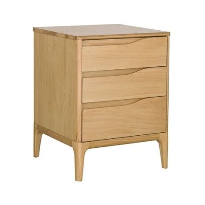 Ercol Rimini 3 Drawer Bedside Cabinet Ercol Rimini 3 Drawer Bedside Cabinet