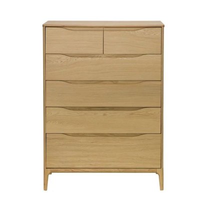 Ercol Rimini 6 Drawer Tall Wide Chest Ercol Rimini 6 Drawer Tall Wide Chest