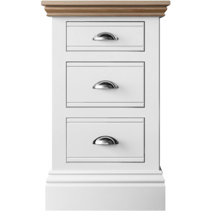 New England Bedroom 3 Drawer Bedside New England Bedroom 3 Drawer Bedside