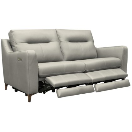 G Plan Austen Leather Large Sofa with Power Footrest G Plan Austen Leather Large Sofa with Power Footrest