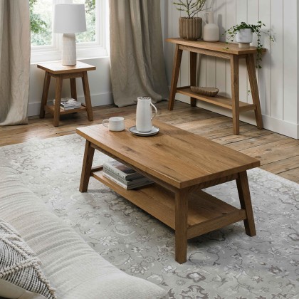 Camden Rustic Oak Coffee Table Camden Rustic Oak Coffee Table