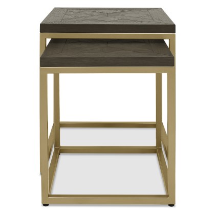 Athena Fumed Oak Nest of Tables Athena Fumed Oak Nest of Tables