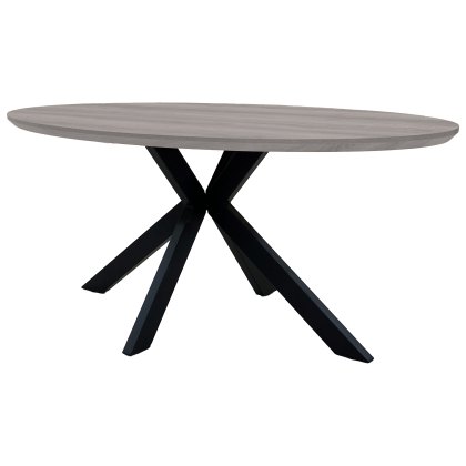 Manhattan 180cm Oval Table in Grey Manhattan 180cm Oval Table in Grey