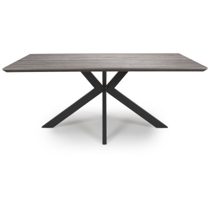 Manhattan 180cm Rectangular Table in Grey Manhattan 180cm Rectangular Table in Grey