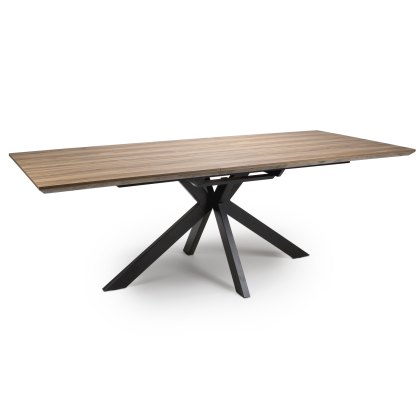 Manhattan Extending 180-220cm Dining Table in Light Walnut Manhattan Extending 180-220cm Dining Table in Light Walnut