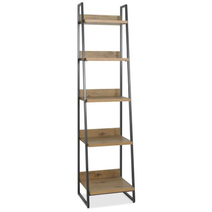 Indus Rustic Oak Narrow Open Display Unit Indus Rustic Oak Narrow Open Display Unit