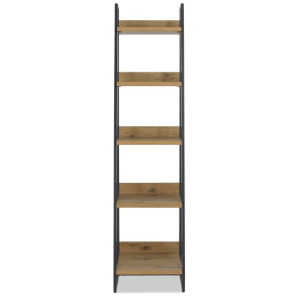 Indus Rustic Oak Narrow Open Display Unit Indus Rustic Oak Narrow Open Display Unit