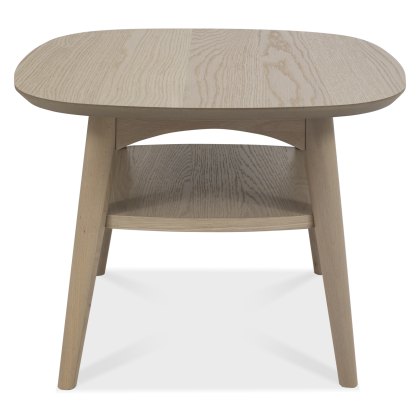 Dansk Scandi Oak Lamp Table With Shelf Dansk Scandi Oak Lamp Table With Shelf