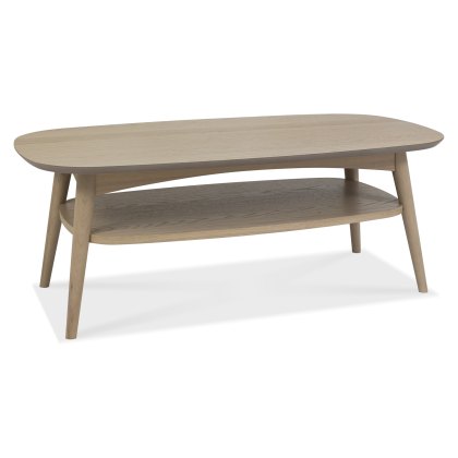 Dansk Scandi Oak Coffee Table With Shelf Dansk Scandi Oak Coffee Table With Shelf