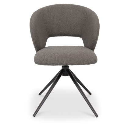 Stella 360 Self Returning Swivel Chair - Grey Boucle Fabric (Single) Stella 360 Self Returning Swivel Chair - Grey Boucle Fabric (Single)