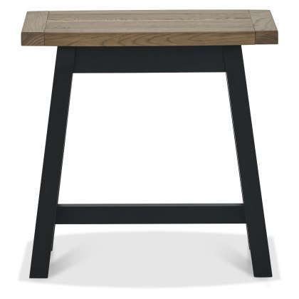 Camden Weathered Oak & Peppercorn Side Table Camden Weathered Oak & Peppercorn Side Table