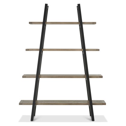 Camden Weathered Oak & Peppercorn Open Display Unit Camden Weathered Oak & Peppercorn Open Display Unit