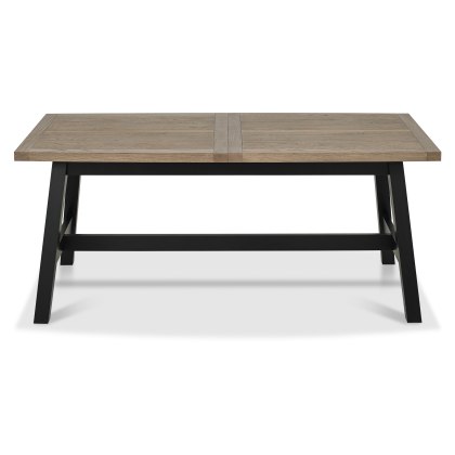Camden Weathered Oak & Peppercorn 4-6 Extending Dining Table Camden Weathered Oak & Peppercorn 4-6 Extending Dining Table