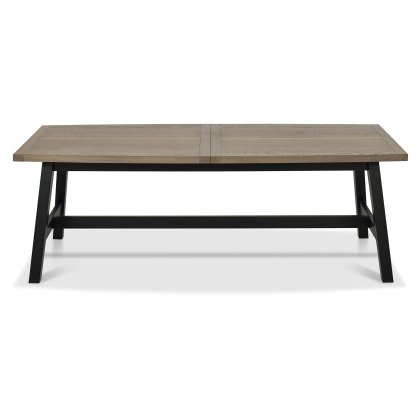 Camden Weathered Oak & Peppercorn 6-8 Extending Dining Table Camden Weathered Oak & Peppercorn 6-8 Extending Dining Table