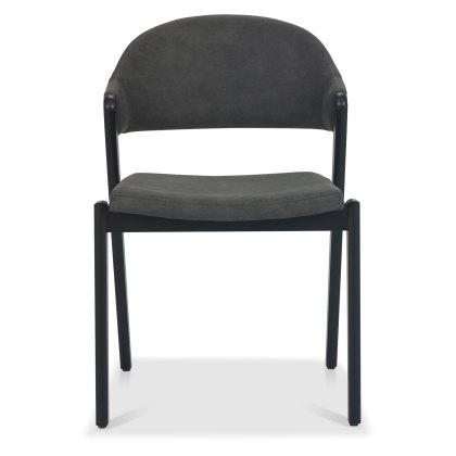 Camden Peppercorn Upholstered Chair - Dark Grey (Pair) Camden Peppercorn Upholstered Chair - Dark Grey (Pair)