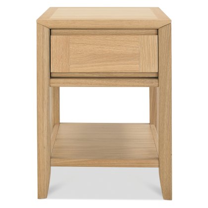 Bergen Oak Lamp Table with Drawer Bergen Oak Lamp Table with Drawer