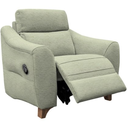 G Plan Monza Fabric Manual Recliner Chair with Wooden Feet G Plan Monza Fabric Manual Recliner Chair with Wooden Feet