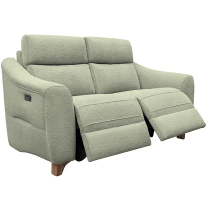 G Plan Monza Fabric 2 Seater Power Recliner with Wooden Feet G Plan Monza Fabric 2 Seater Power Recliner with Wooden Feet