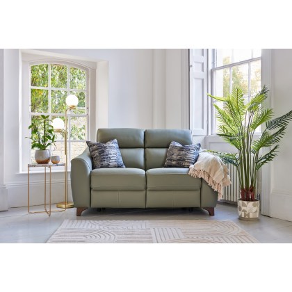 G Plan Monza Leather 2 Seater Sofa with Wooden Feet G Plan Monza Leather 2 Seater Sofa with Wooden Feet