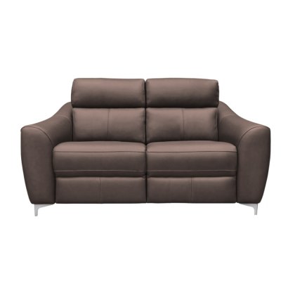 G Plan Monza Leather 2 Seater Sofa with Metal Feet G Plan Monza Leather 2 Seater Sofa with Metal Feet