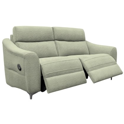 G Plan Monza Fabric 3 Seater Manual Recliner with Metal Feet G Plan Monza Fabric 3 Seater Manual Recliner with Metal Feet