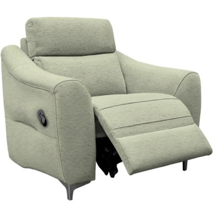 G Plan Monza Fabric Manual Recliner Chair with Metal Feet G Plan Monza Fabric Manual Recliner Chair with Metal Feet