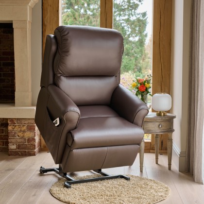 G Plan Lingfield Leather Small Dual Elevate Chair G Plan Lingfield Leather Small Dual Elevate Chair