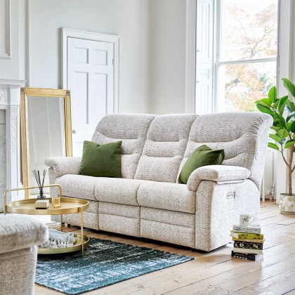 G Plan Ledbury Fabric 3 Seater Power Recliner Sofa with Headrest and Lumbar G Plan Ledbury Fabric 3 Seater Power Recliner Sofa with Headrest and Lumbar