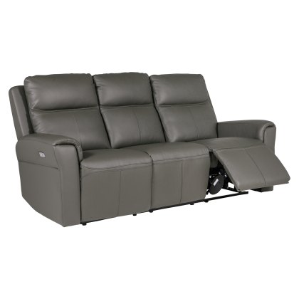 Russo 3 Seater Electric Recliner - Ash Russo 3 Seater Electric Recliner - Ash